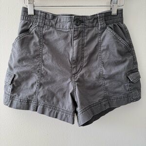 Hollister Women's Gray Cargo Shorts - Ultra High Rise Mom Size XS 25W 2.5”